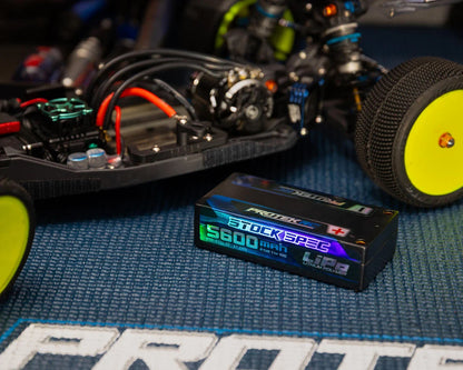 ProTek RC 2S 150C Low IR Si-Graphene "Stock Spec" Shorty LiPo Battery (7.4V/5600mAh) (ROAR Approved) - PTK-5126-25