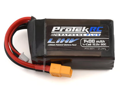 ProTek RC 4S 90C Si-Graphene + HV LiPo Battery w/XT60 Connector (15.2V/1400mAh) - PTK-5571