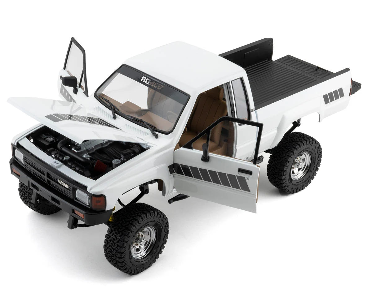 RC4WD Trail Finder 2 "LWB" 1/10 RTR 4WD Scale Trail Truck w/1987 Toyota XtraCab Body & 2.4GHz Radio (White) - Z-RTR0064