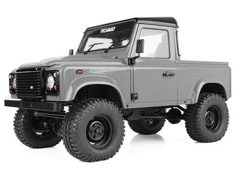 RC4WD Gelande II RTR 1/10 Scale Crawler w/2025 Land Rover Defender D90 Pick-Up Body (Grey) - Z-RTR0065