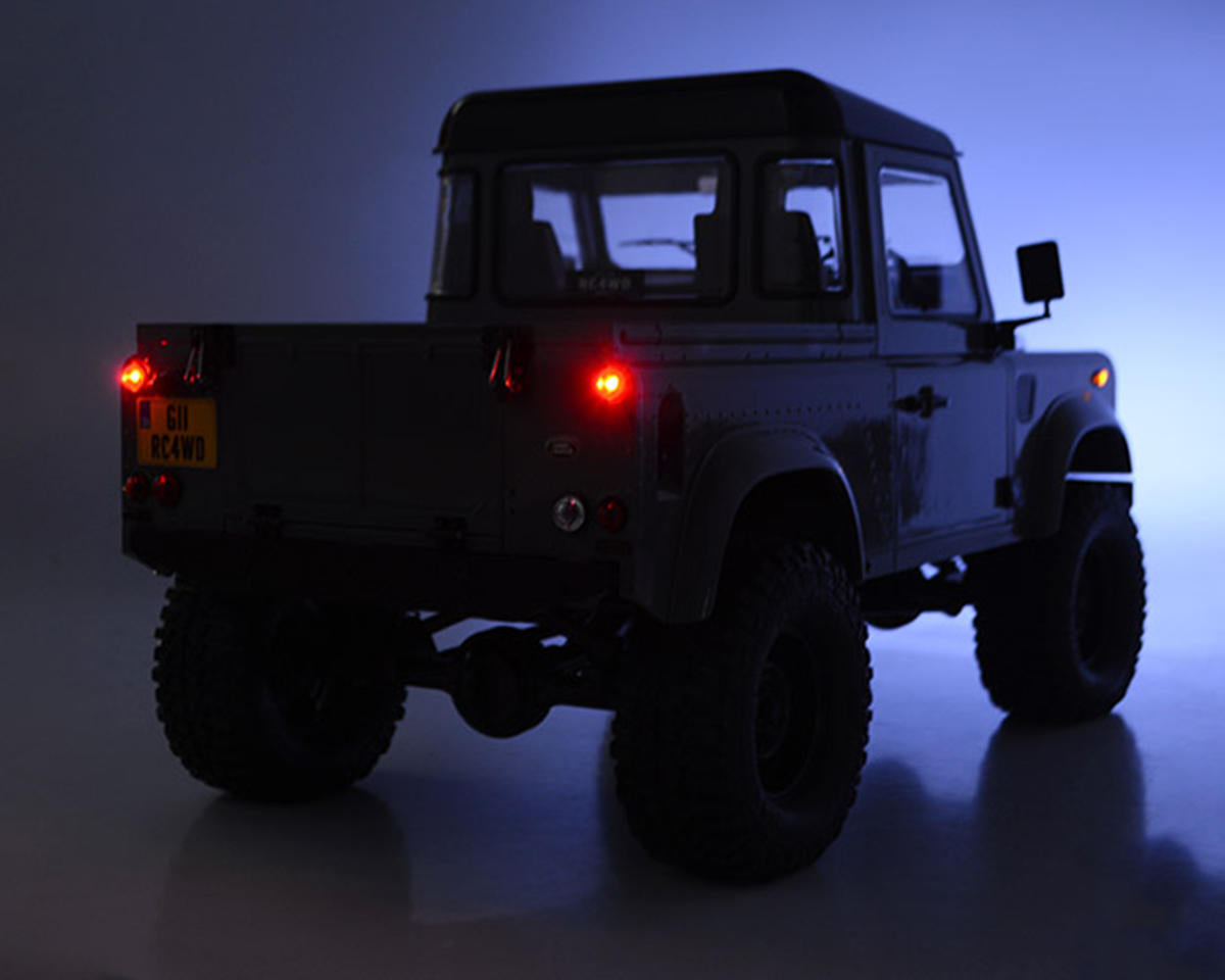RC4WD Gelande II RTR 1/10 Scale Crawler w/2025 Land Rover Defender D90 Pick-Up Body (Grey) - Z-RTR0065