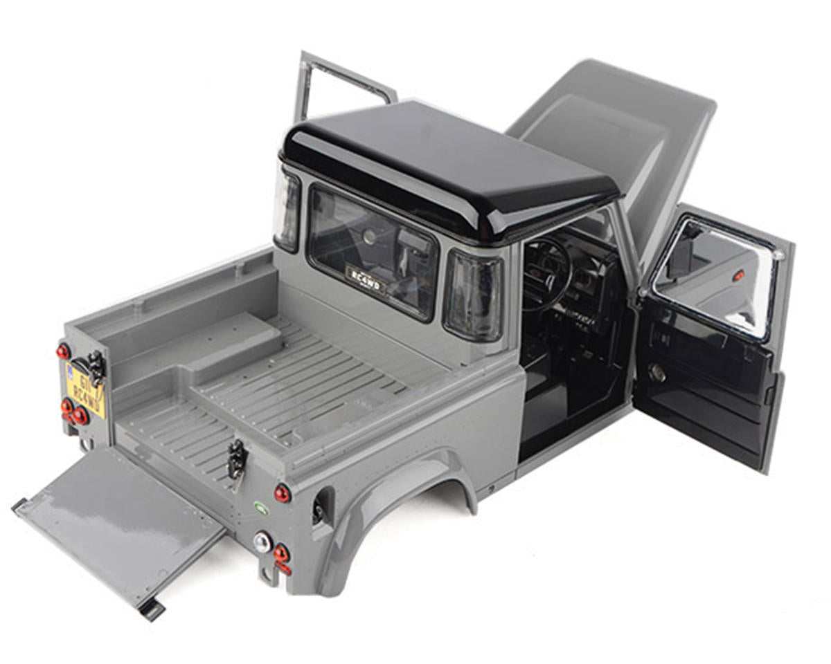 RC4WD Gelande II RTR 1/10 Scale Crawler w/2025 Land Rover Defender D90 Pick-Up Body (Grey) - Z-RTR0065