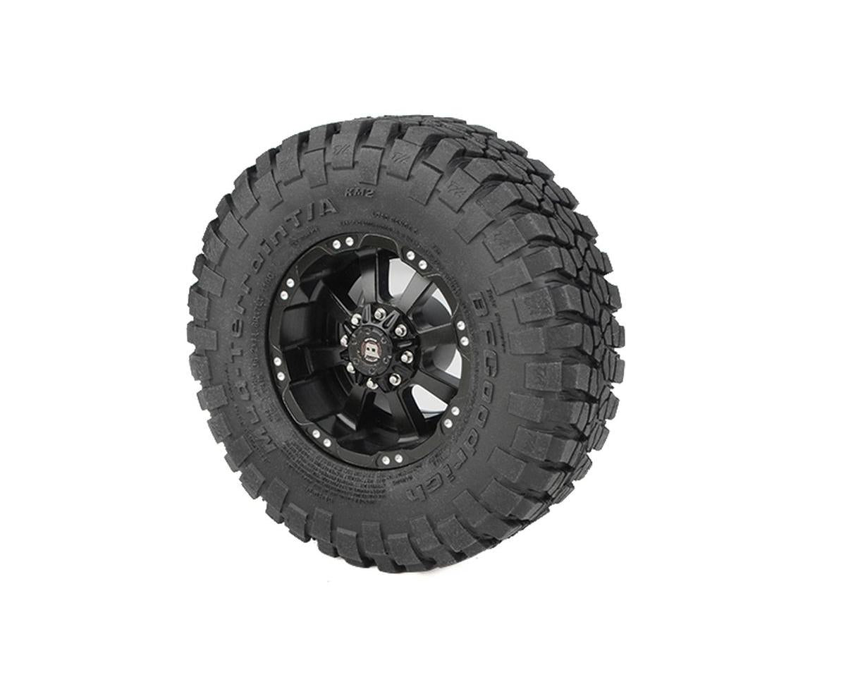 RC4WD 1.7" BFGoodrich Mud-Terrain T/A KM2 Scale Crawler Tires (2) (GripTec Red/Super Soft) - RC4ZT0228