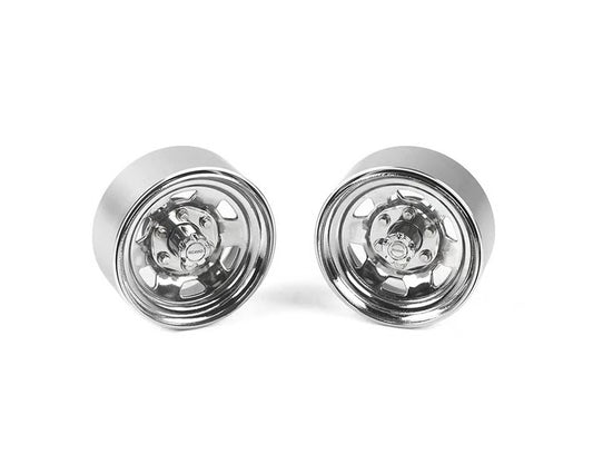 RC4WD Stamped Steel 1.7" Beadlock SR5 Wheels (Chrome) - RC4ZW0065