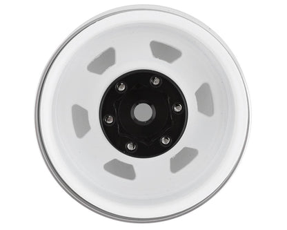 RC4WD Stamped Steel 1.7" Beadlock SR5 Wheels (White/Black) - Z-W0066