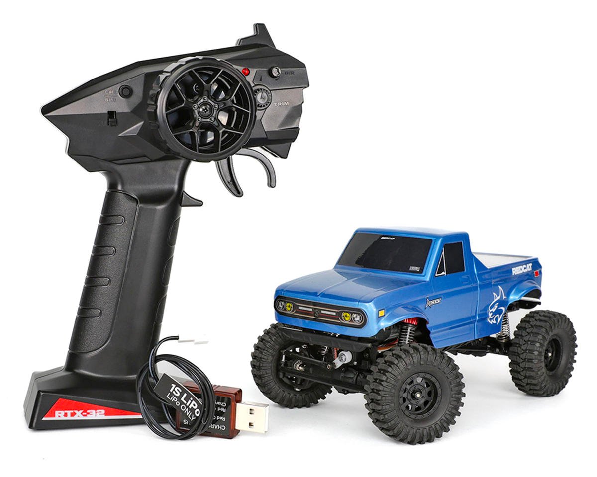Redcat Ascent-32 1/32 4WD RTR Rock Crawler (Blue) w/2.4GHz Radio, Battery & Charger - RER40392