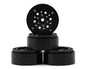 Redcat 1.3" Aluminum & Carbon Fiber Micro Crawler Beadlock Wheels (Black) (4) (23.8g ea) - RER43152