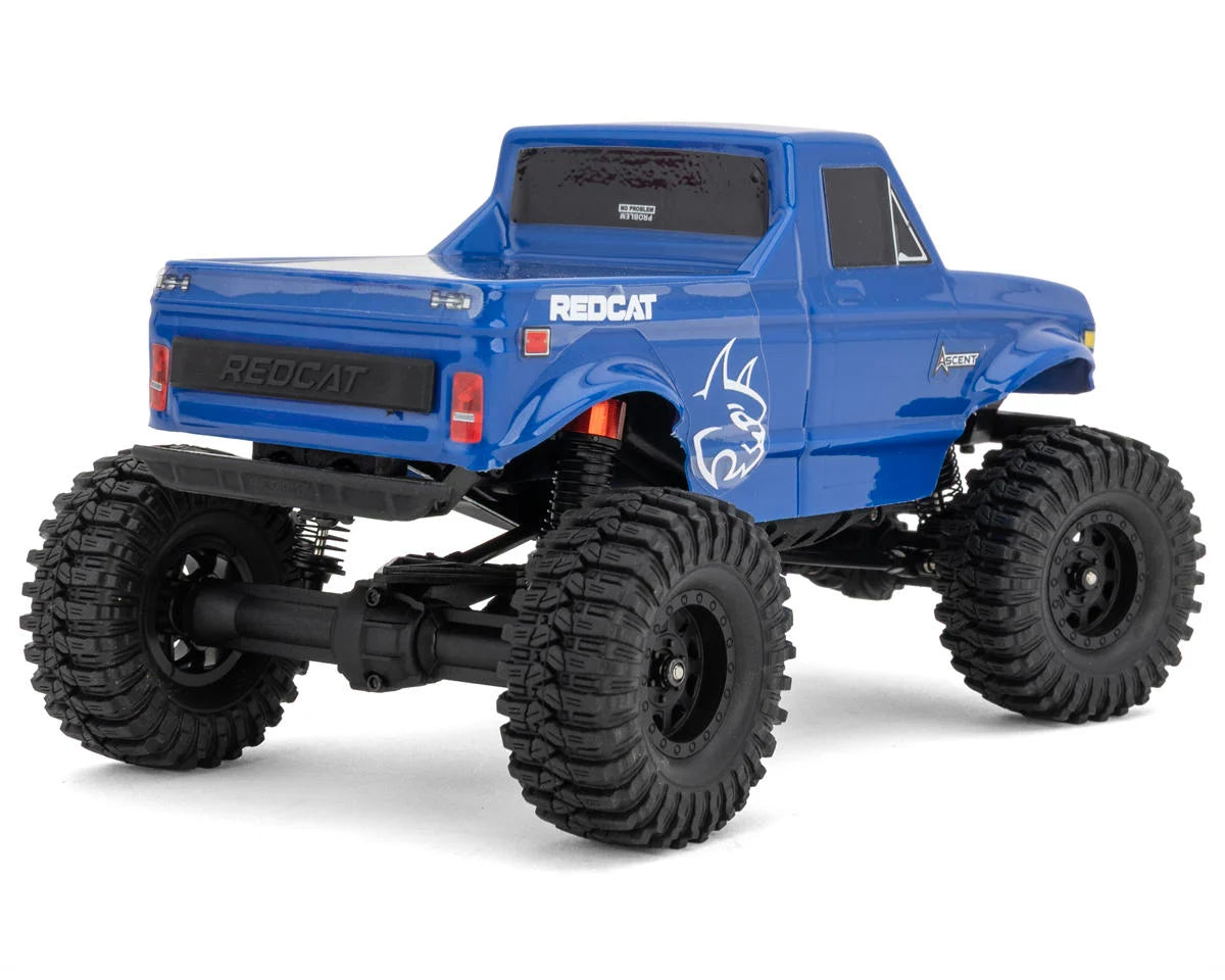 Redcat Ascent-32 V2 1/32 4WD RTR Rock Crawler (Blue) w/2.4GHz Radio, Battery & Charger - RER44373