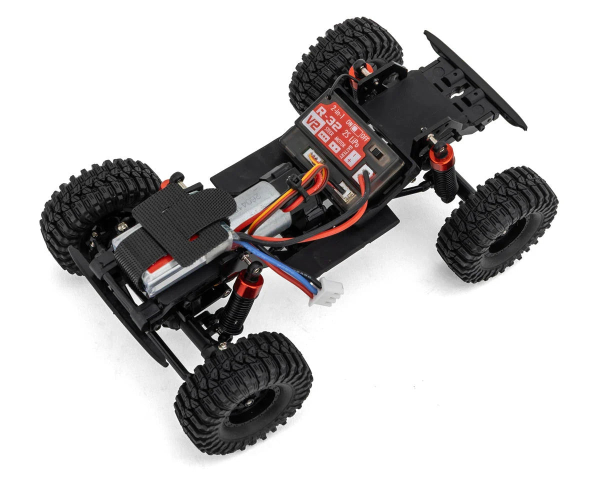 Redcat Ascent-32 V2 1/32 4WD RTR Rock Crawler (Green) w/2.4GHz Radio, Battery & Charger -RER44374