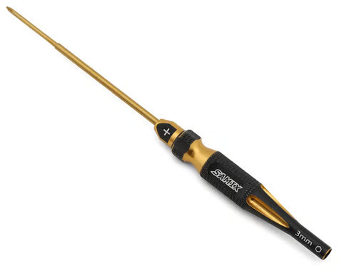 Samix SCX30 Phillips & 3mm nut 2 in 1 screw driver gold -  SAMSCX30-SDPH-G