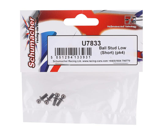 U7833 Schumacher Ball Stud Low/Short