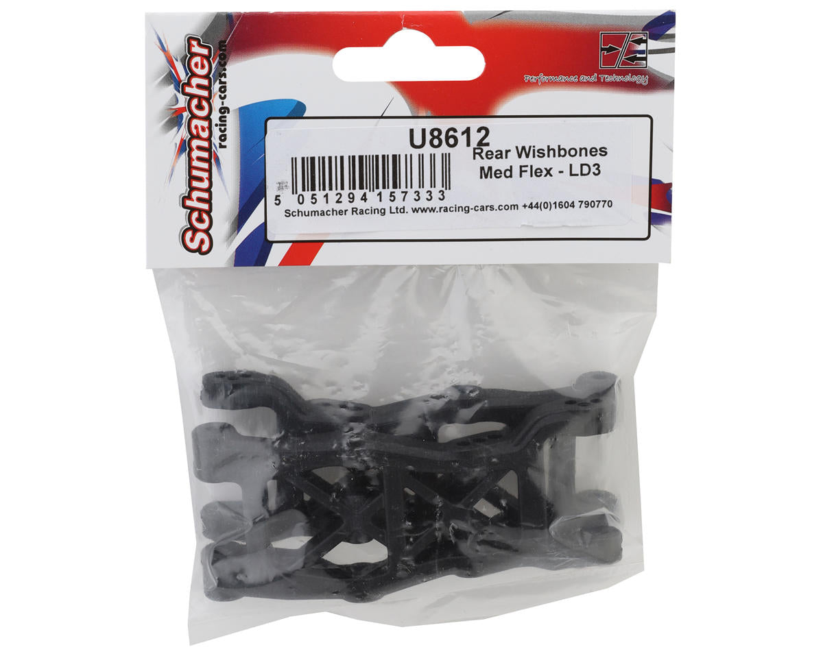 U8612 Schumacher Rear Wishbones Med Flex