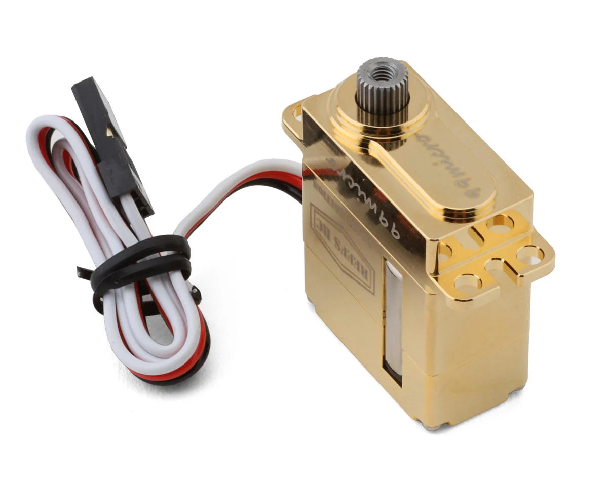 SEHREEFS162 Reefs RC 99micro High Torque Metal Gear Digital Micro Servo (HV) (Brass Edition) (36g)