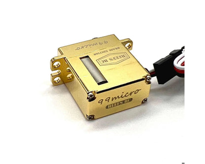 SEHREEFS162 Reefs RC 99micro High Torque Metal Gear Digital Micro Servo (HV) (Brass Edition) (36g)