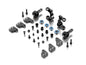320904 - Alu Steering Blocks & C-hubs with Backstop - Set
