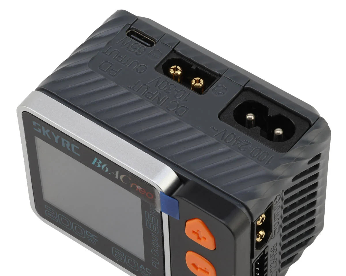 SkyRC B6ACneo Beauty & The Beast AC/DC Smart LiPo Battery Charger (6S/10A/DC-200W/AC-60W) - SKY-100200