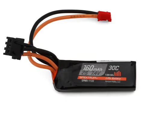 Spektrum RC Axial SCX30 2S 30C LiPo Battery Pack (7.4V/160mAh) w/PH2.0 Connector - SPMX-1122