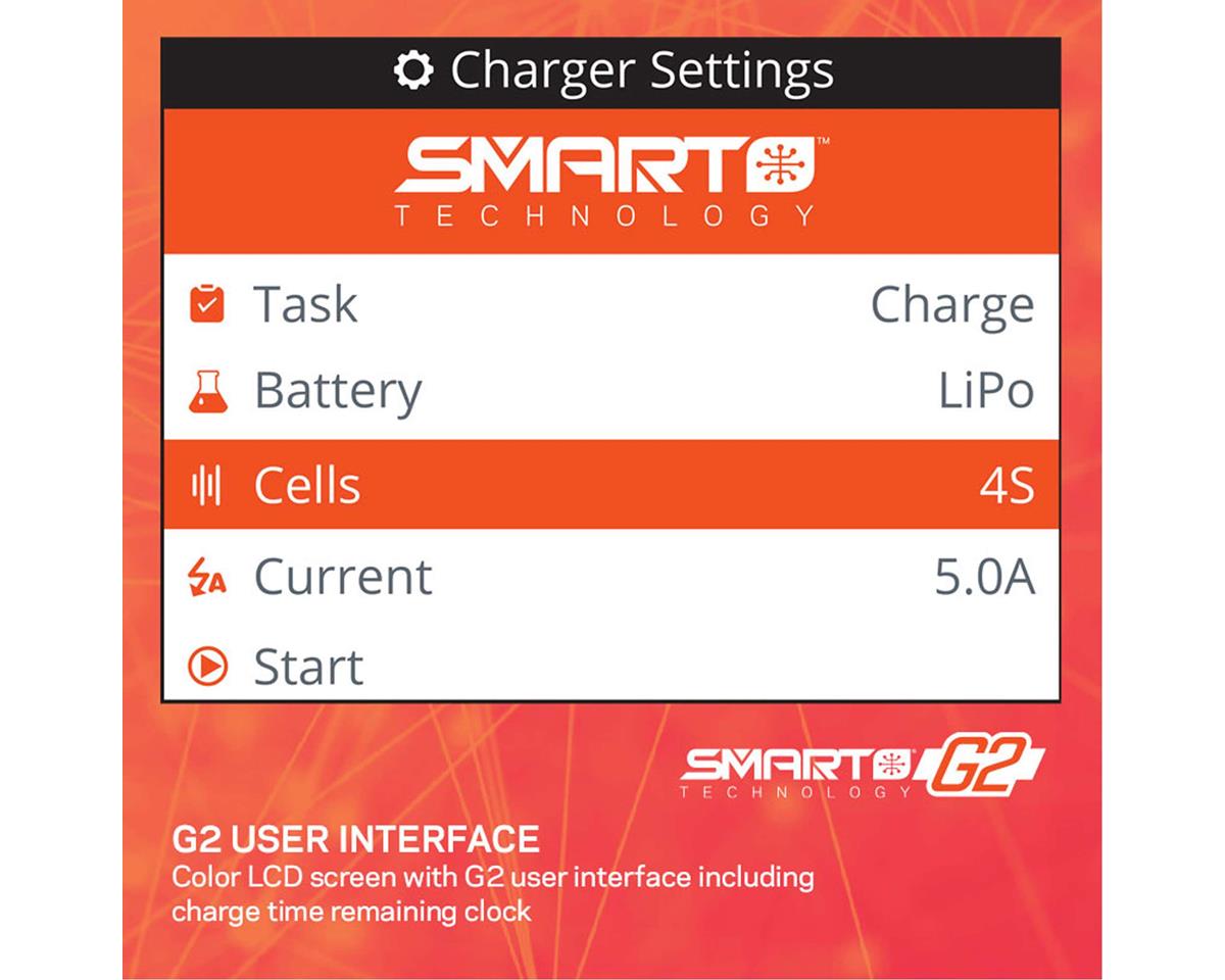 Spektrum RC S155 G2 AC Smart Charger (2-4S/5A/55W) - SPMXC2050