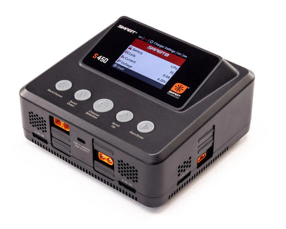 Smart Charger S450 G2 Quad Smart LiPo Battery Charger (6S/10A/DC-400W/AC-200W) AC 2x20W - SPMXC3040
