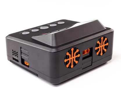 Smart Charger S450 G2 Quad Smart LiPo Battery Charger (6S/10A/DC-400W/AC-200W) AC 2x20W - SPMXC3040
