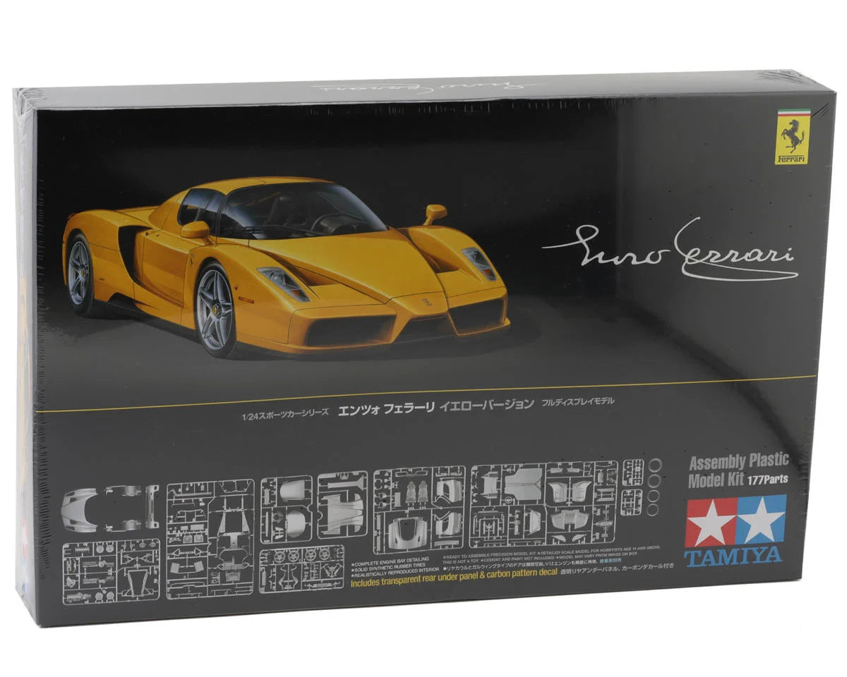 Tamiya 1/24 Enzo Ferrari Sports Car Model Kit TAM24301