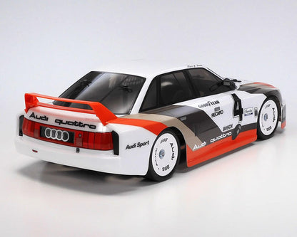 Tamiya TT-02 Audi 90 Quattro Racing 1/10 4WD Electric Touring Car Kit w/Pre-Painted Body (Red/White) (Limited Edition) - 47511