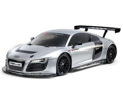 Tamiya TT-02 2008 Audi R8 LMS 1/10 4WD Electric Touring Car Kit w/Pre-Painted Body (Limited Edition) (Silver) - TAM47517