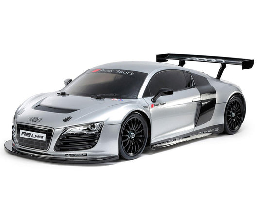 Tamiya TT-02 2008 Audi R8 LMS 1/10 4WD Electric Touring Car Kit w/Pre-Painted Body (Limited Edition) (Silver) - TAM47517