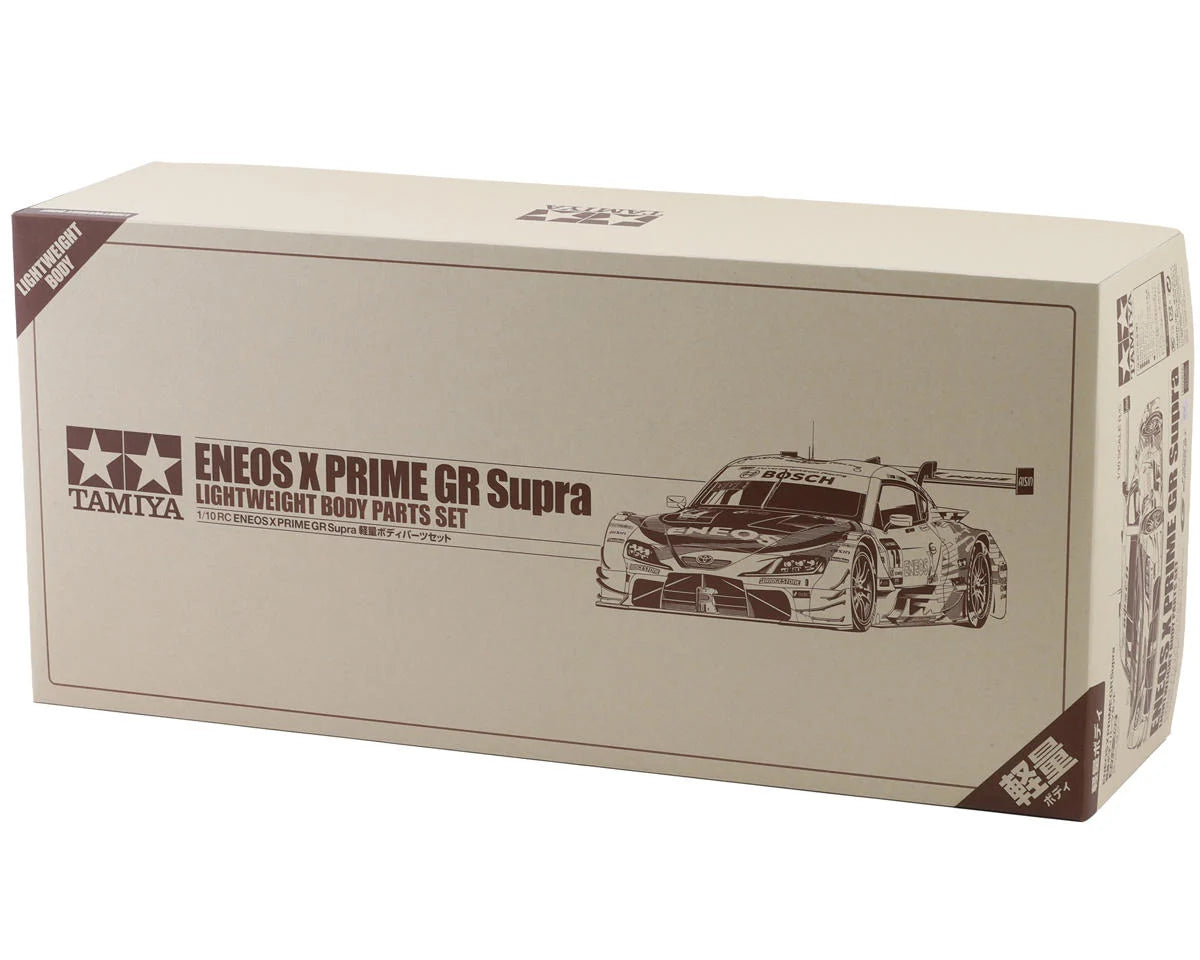 Tamiya 1/10 Eneos X Prime Toyota GR Supra Lightweight Touring Car Body Set (Clear) (Limited Edition) (TA-08/TC-01/BT-01/TT-02) - TAM47529