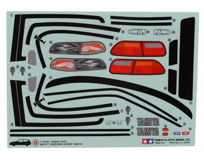 TAM51421 CASTROL Honda CIVIC VTi Body (Clear)