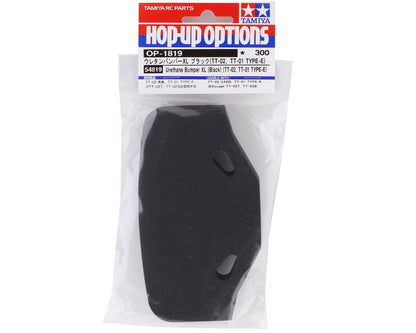 Tamiya TT-02/TT-01 Type-E XL Urethane Bumper (Black) - TAM54819