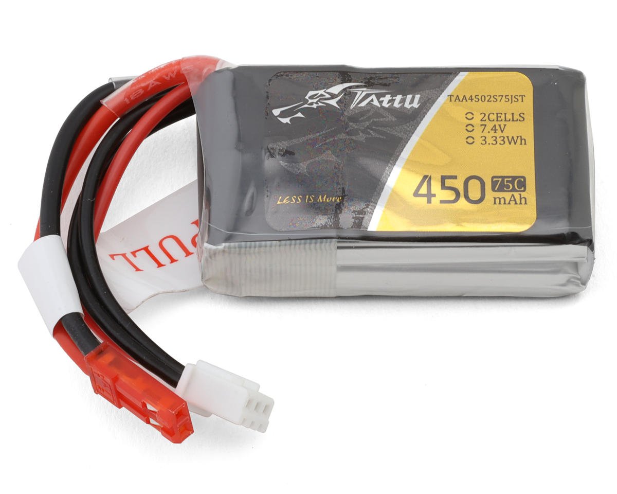2S 75C LiPo Battery (7.4V/450mAh) w/JST - 4502S75JST