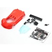 Reflex Racing MF-1 ABS Plastic Body Set (Red Orange) - RAW-001-RO