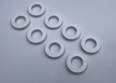 RX601W Reflex Racing Speed Dish Side Wheel Plate Set (22.0,22.2,22.4,22.6) - White