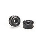 MR2088F2 PN Racing Mini-Z 2WD Machine Cut Delrin Black Formula 8.5x20mm Flanged Wheel F2