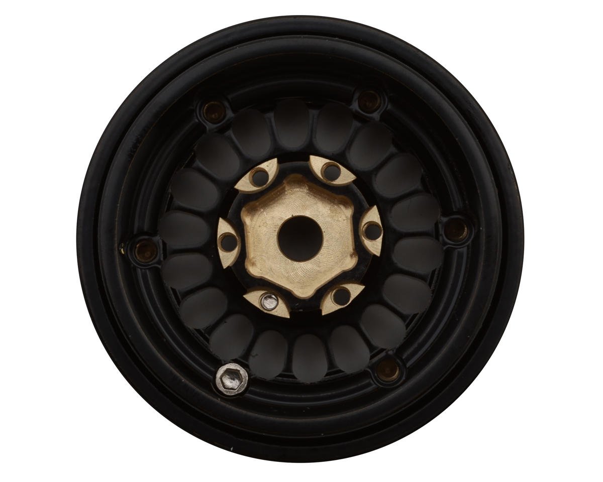 X004IO8O85 Treal 1.0 Brass Beadlock Crawler Wheel Rims (4P) Hubs Removable (Type D)