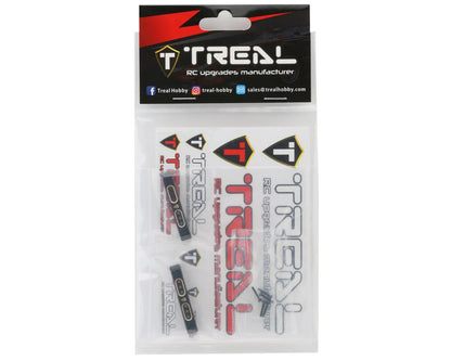 X002XXFWZL Treal Hobby Axial SCX24 Brass Boulder Bars (Black) (2) (7.9g)