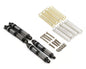 Treal Hobby Axial SCX30 29mm Aluminum Threaded Oil-fillable Long-Travel Shocks (Silver) (4) - TLHTSCX30-123