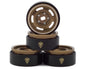 Treal Hobby 0.7" 5-Slot Aluminum Micro Rock Crawler Beadlock Wheels (Bronze) (4) (8g ea) - X0050585PN