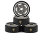 Treal Hobby 0.7" 5-Slot Aluminum Micro Rock Crawler Beadlock Wheels (Grey) (4) (8g ea) - X00505GZNR