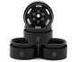 1.55" Type A Vintage Wagon Aluminum Crawler Beadlock Wheels (Black) (4) (103.7g ea) - X003FLCM0N