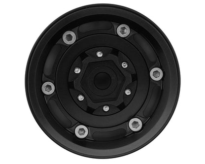 1.55" Type A Vintage Wagon Aluminum Crawler Beadlock Wheels (Black) (4) (103.7g ea) - X003FLCM0N