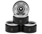 1.55" Type A Vintage Wagon Aluminum Crawler Beadlock Wheels (Silver) (4) (103.7g ea) - X003FLDT4L