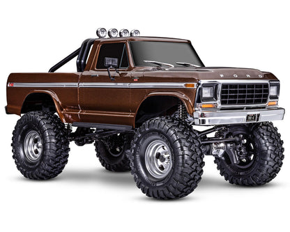 Traxxas TRX-4 1/10 High Trail Edition RC Crawler w/'79 Ford F-150 Ranger XLT Body (Brown) & TQi 2.4GHz Radio 92046-4-BRWN