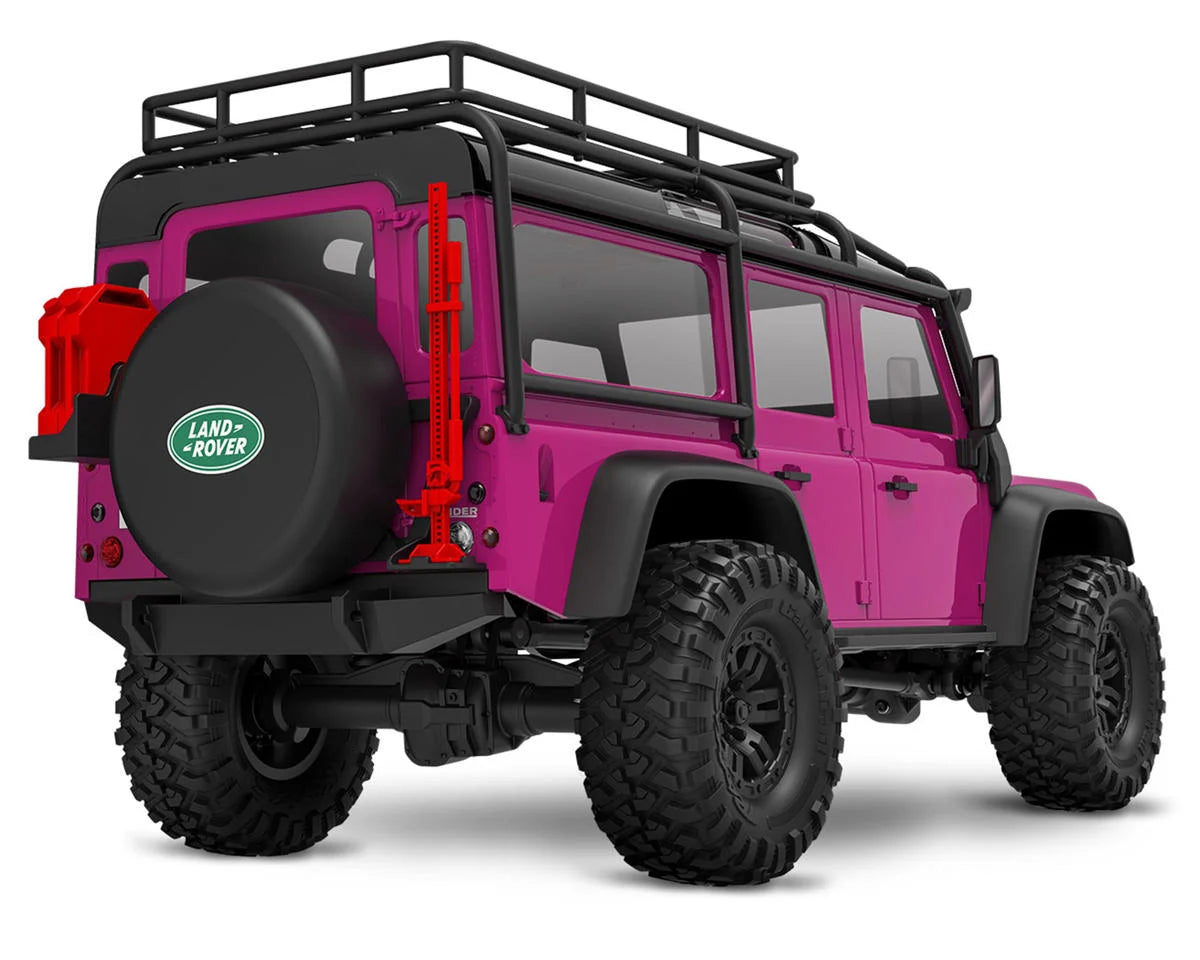Traxxas TRX-4M® 1/18 RTR Electric Rock Crawler w/Land Rover Defender Body (Pink) w/TQ™ 2.4GHz Radio