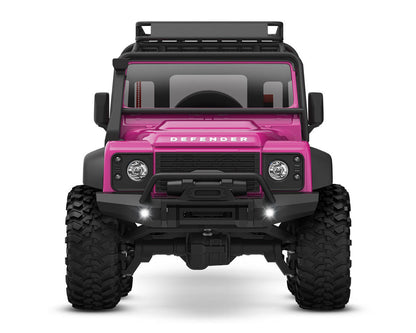 Traxxas TRX-4M® 1/18 RTR Electric Rock Crawler w/Land Rover Defender Body (Pink) w/TQ™ 2.4GHz Radio