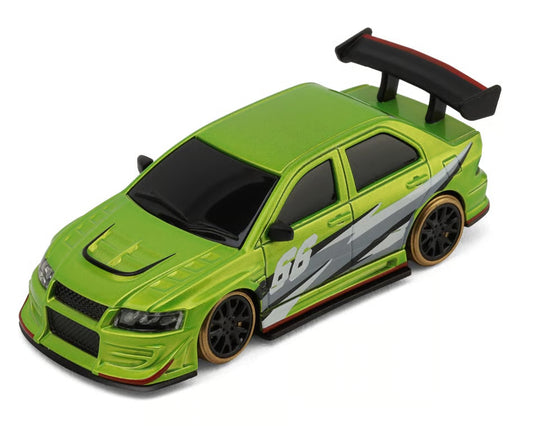 Turbo Racing C66 1/76 RTR Electric 2WD Micro On-Road RC Car (Green) w/2.4GHz Radio, Gyro & Battery -  TRJ-C66