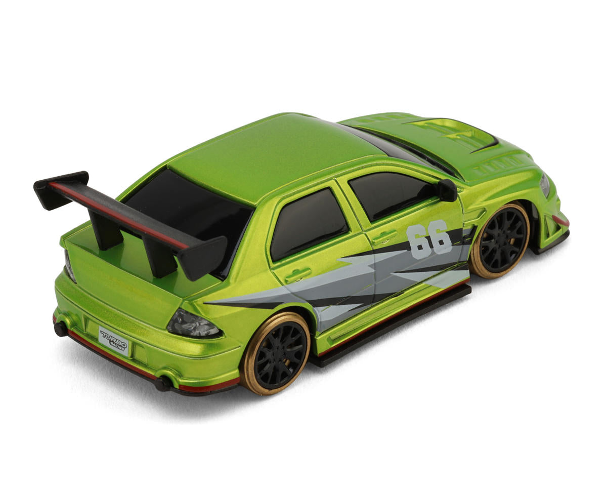 Turbo Racing C66 1/76 RTR Electric 2WD Micro On-Road RC Car (Green) w/2.4GHz Radio, Gyro & Battery -  TRJ-C66