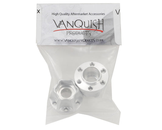 Vanquish Products SLW 600 Hex Hub Set (Silver) (2) (0.600" Width) - VPS01039