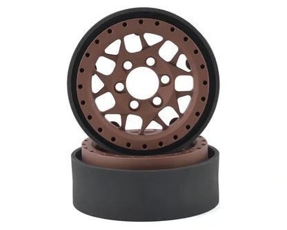Vanquish Products KMC XD127 Bully 2.2" Beadlock Crawler Wheels (Bronze) (2) - VPS07716